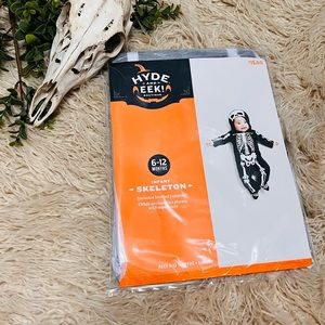 6/12M & 12/18 M 🎃 Infant Skeleton Costume